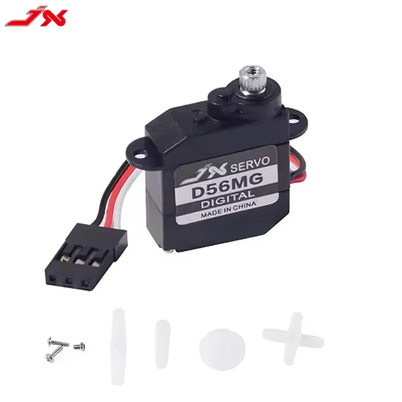 JX Servo PDI-D56MG 5.6g Metal Gear Digital Coreless Servo 0.89KG for RC Car Helicopter Robot Airplane Aircraft Drone DIY