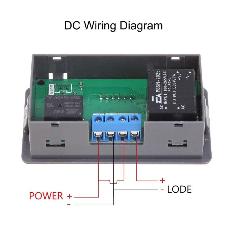 Practical Delay Relay Module with LCD Display for DC 5V 12V 24V Digital Timer Cycle Delay Control Switch Module AC 110V