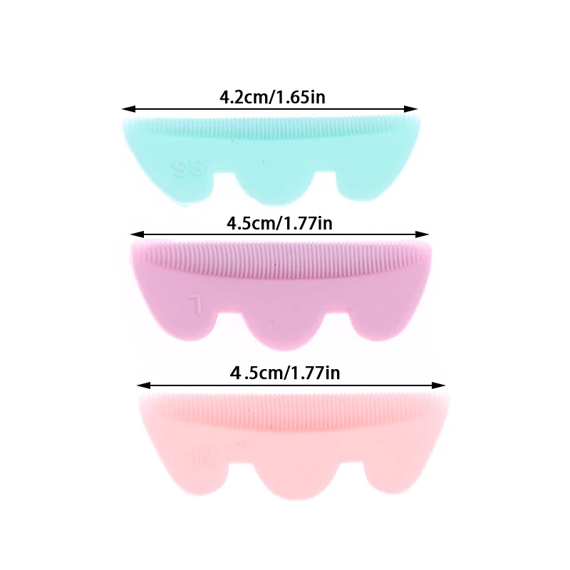 5Pairs/Box Colorful Silicone Perm False Eyelash Pad Lifting Lashes Protection Pads Curler Accessories Eyelash Extension Tool