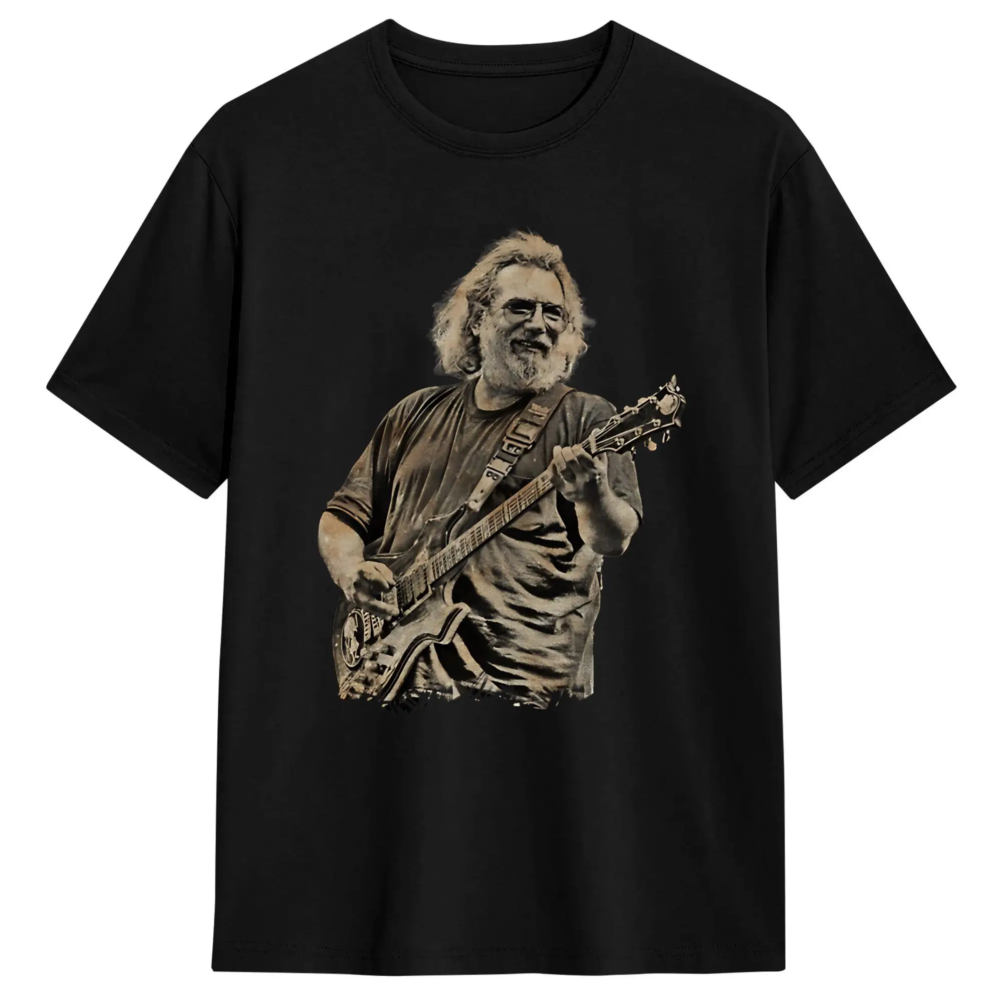Camiseta Retro Vintage de Jerry Garcia, camisetas populares de playa para hombre, camisetas de algodón con cuello redondo 4XL 5XL 6XL, ropa de manga corta Y2K, camisetas divertidas