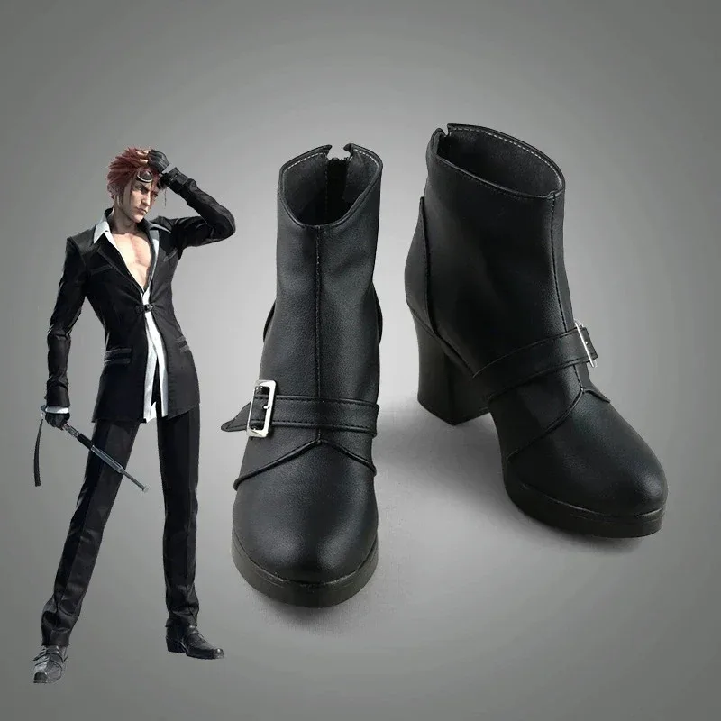 qq28Halloween كرنفال حفلة تأثيري أحذية أحذية زي FF7 فاينل فانتسي السابع رينو