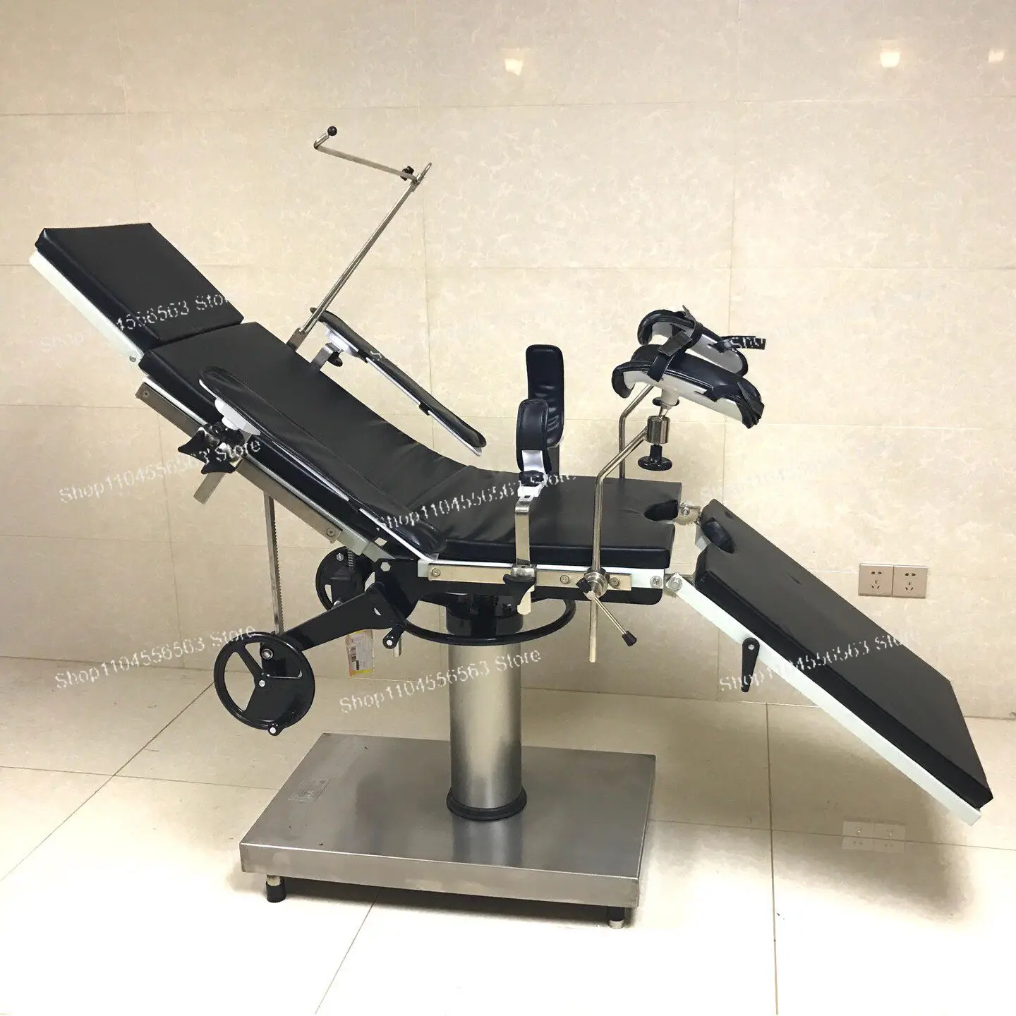 Manual Operating Table Hand Crank Height Adjustment Surgical Bed for Plastic Orthopedic Anorectal Urology Surgery Hospital