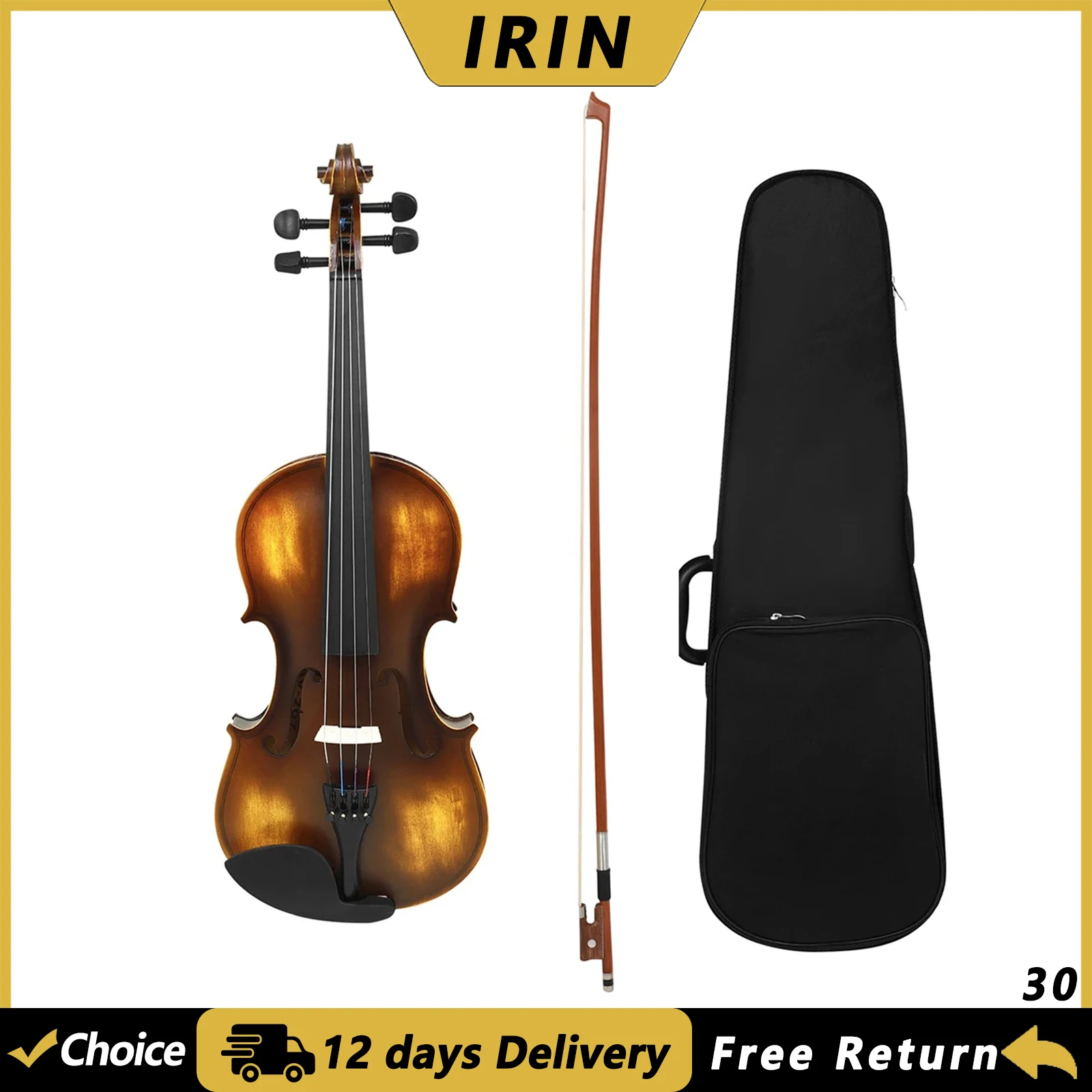 Irin Violin Basswoo…