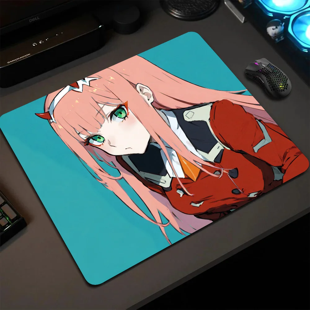 

Darling In The FranXX Anime Mousepad Small LockEdge Mouse Pad For Gamers Computer Desk Pad Anti-slip Rubber