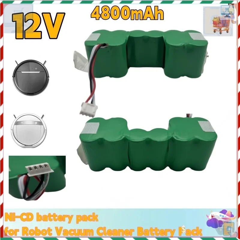 📳 Высококачественный аккумулятор для робота-пылесоса Ecovacs Deebot DM87 DM88 DG716 DE33 DE35 DE55 DE5G 12 В 4800 мАч Batttery Pack;