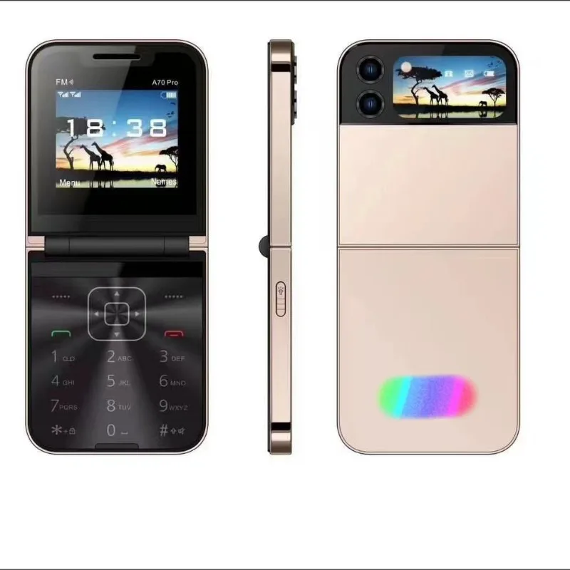 

A7pro раскладной телефон без умного телефона раскладная машинная кнопка 2G мобильный телефон иностранного языка многоязычный