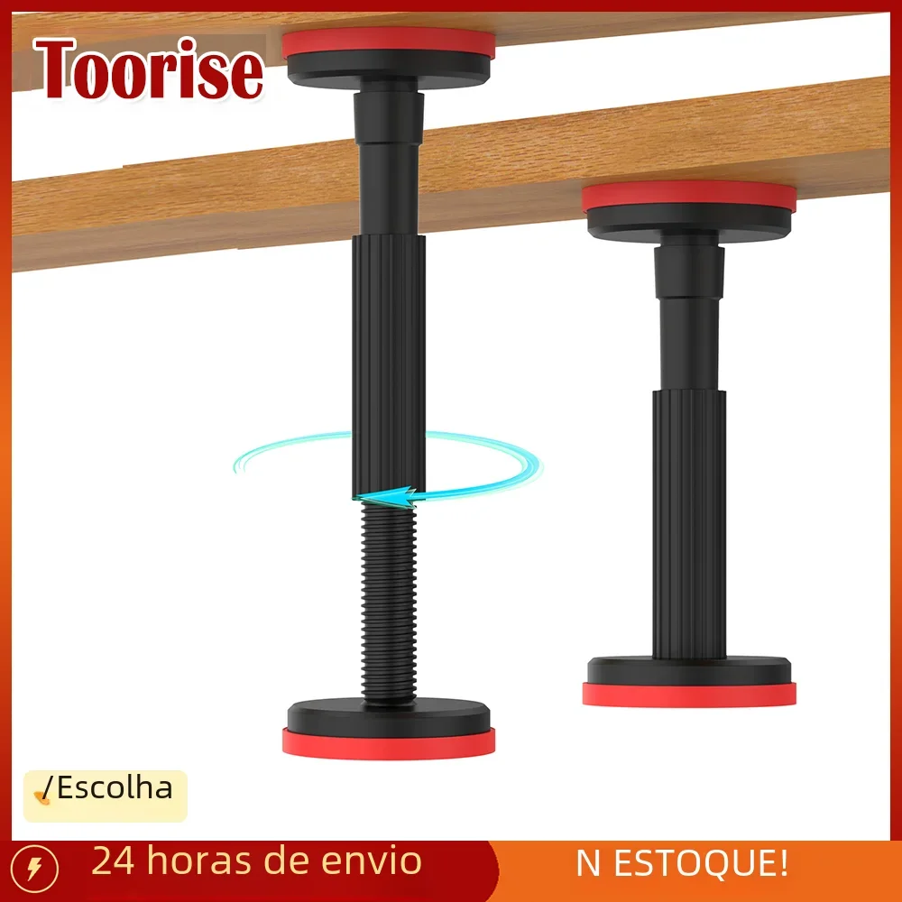 Haste telescópica do apoio, armário de nylon, polo ajustável do apoio, capacidade do peso 200kg, dureza alta, suporte do dissipador, 2 PCes pelo grupo