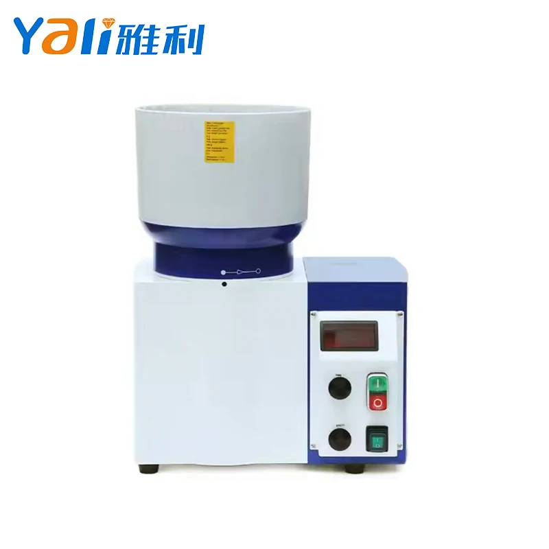 3-in-1 Automatic Centrifugal Polisher With Magnetic Wet Dry Three Functions Grinding Metal Polish Machine Jewelry Equipment