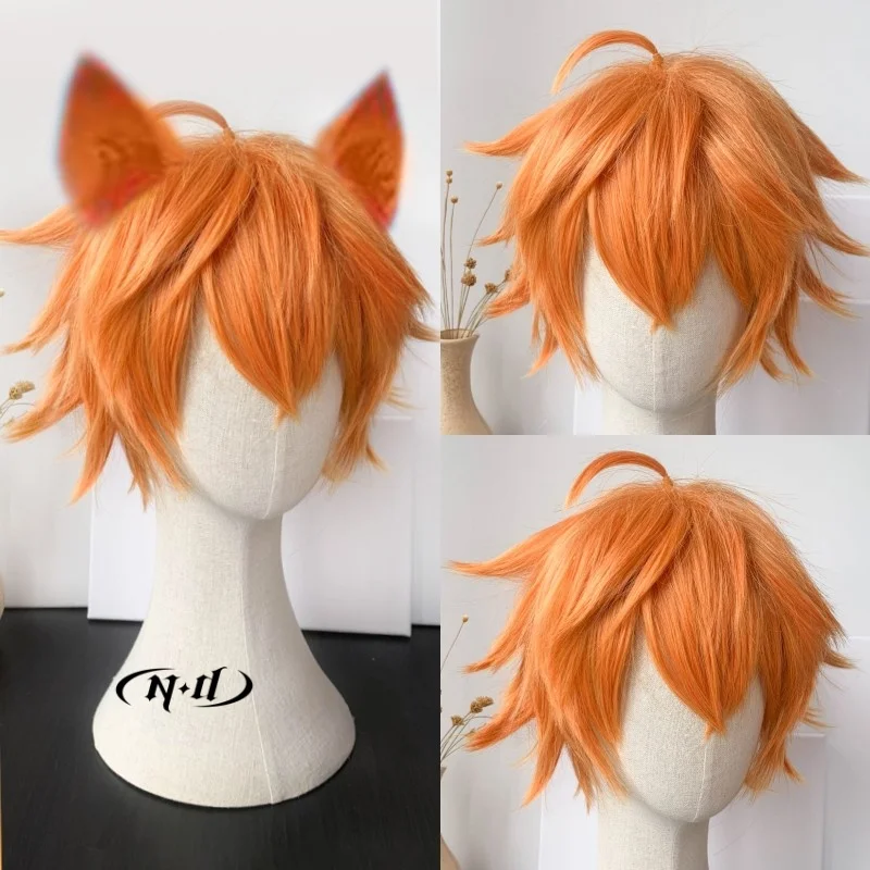 ND Xuance Boomerang Ace Cosplay Wigs Hairpiece Honor of Kings Cosplay Hair Wigs for Comic Con Coser Costume Party Heat Resistant