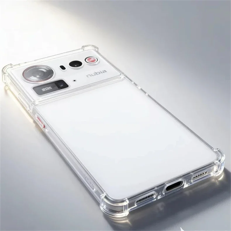 Fall Für ZTE Nubia Z80 Ultra Z70 S Z60 Ultra Transparent Weiche Silikon Abdeckung Stoßfest Stoßstange Anti Fall Airbag Shell – Detail 2