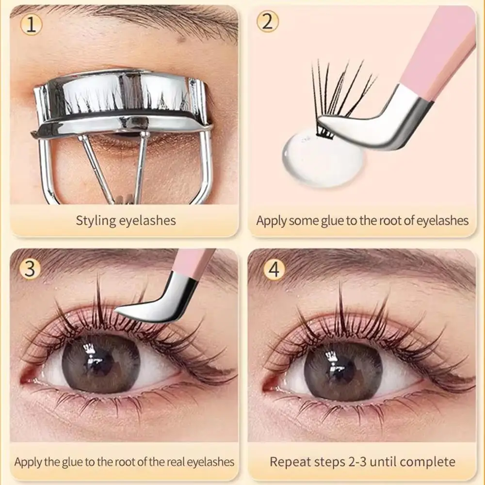 Ultra Fine แหนบขนตา Lash Grafting แหนบ Lash Pick Up ชี้คลิปขนตาปลอมสแตนเลสแต่งหน้าเครื่องมือ 2 ชิ้นชุด