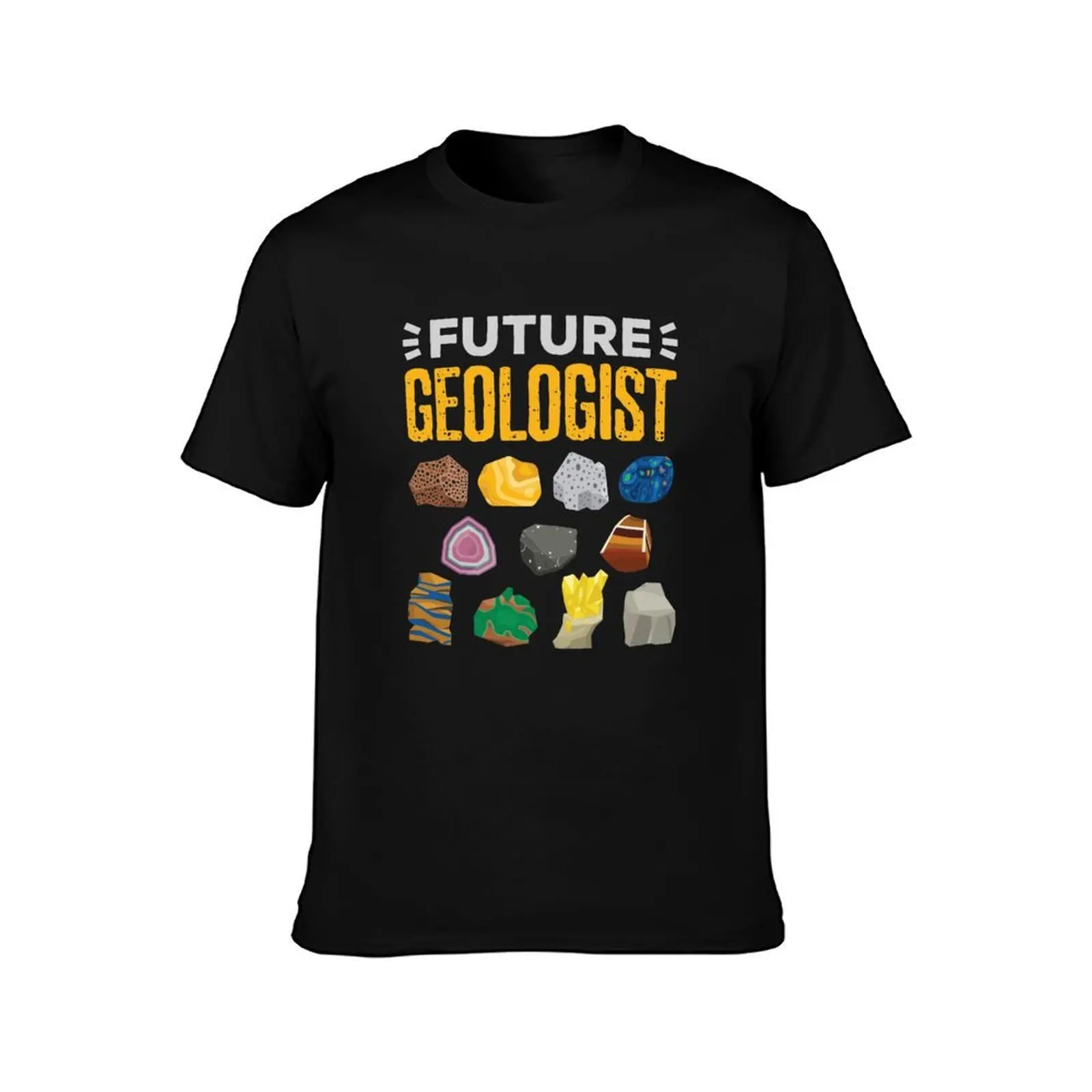 Future Geologist T-Shirt Big Size Short Sleeve Tee for Men T-Shirt