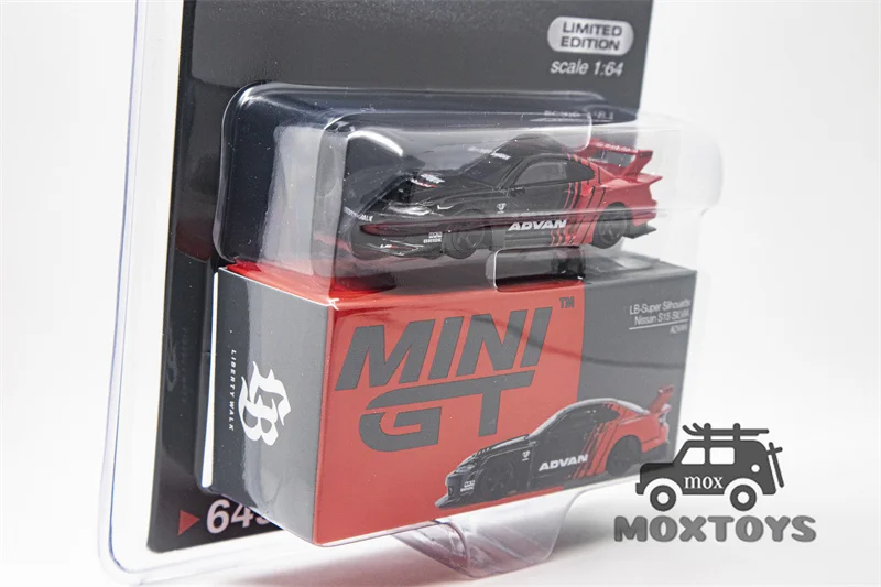 MINI GT Mijo Exclusives 1:64 LB-Super Silhouette S15 SILVIA ADVAN RHD Model Car