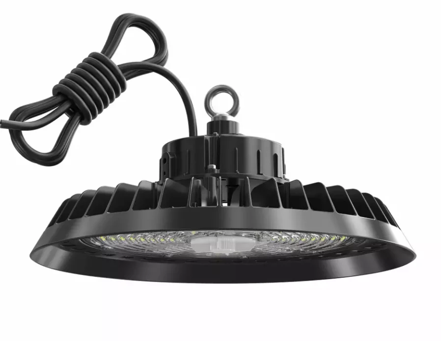 Luz led de bahía alta, Iluminación comercial e industrial, ufo, 200LM/W, 100w, 120w, 150w, 200w