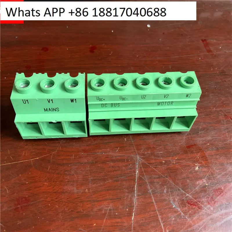 

1PC inverter ACS510 and ACS550 terminal 15-18.5 -22KW input and output plastic terminal block USED