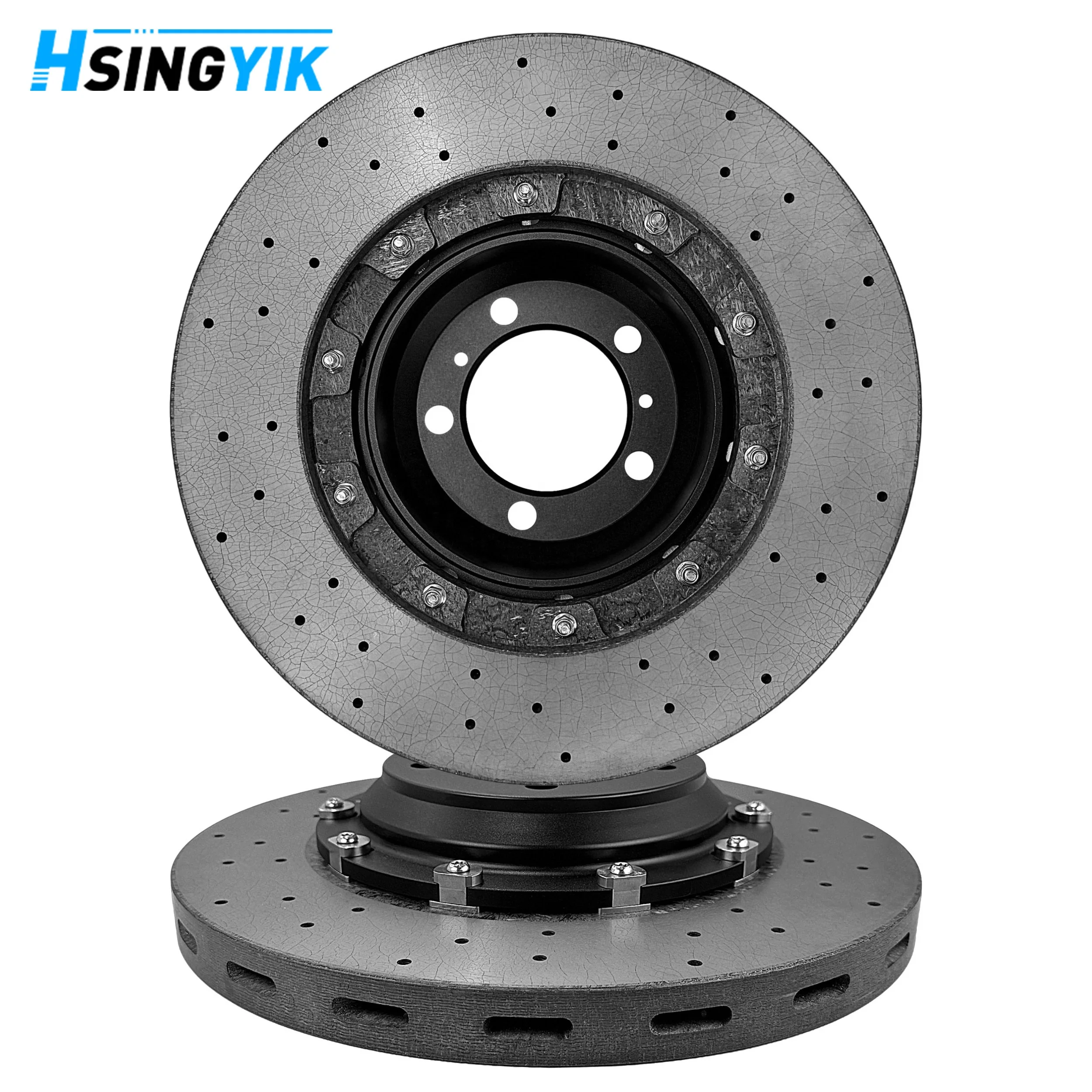 Rear 390mm 32mm Break Disk Carbon Ceramic Brake Disc Rotors For Porsche 911 GT3 992.1 GT3