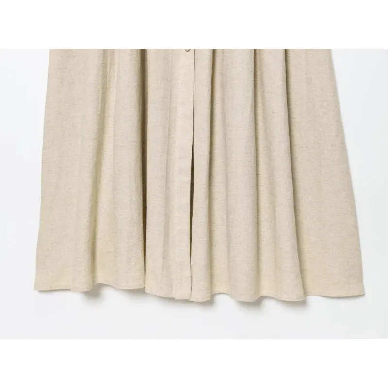   Abito in lino Vestito estivo da donna Abiti estivi 2025 Vecchio denaro Vintage Elegante festa di lusso Vacanza Donna Prom Senza maniche Nuovo