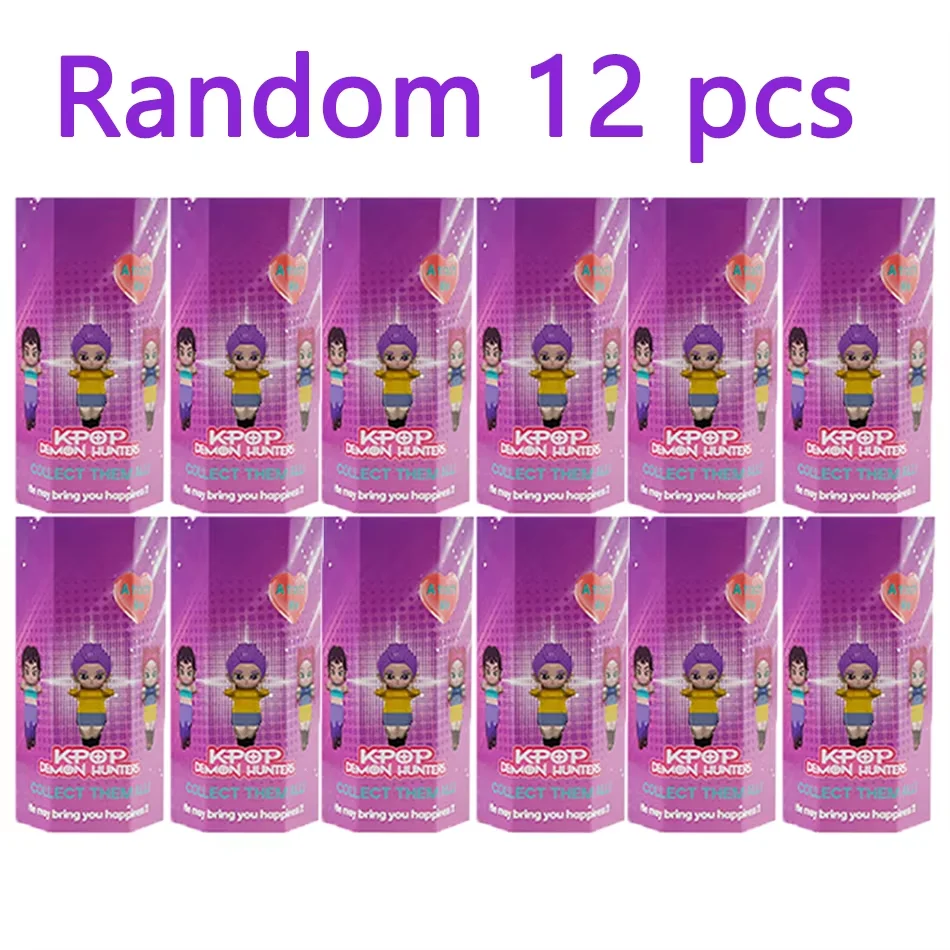 새로운 K-pop 데몬 헌터즈 블라인드 박스 데빌 사자 컬렉션 애니메이션 피규어 파티 코스프레 게임 만화 헌트릭스 장식용 크리스마스 선물
