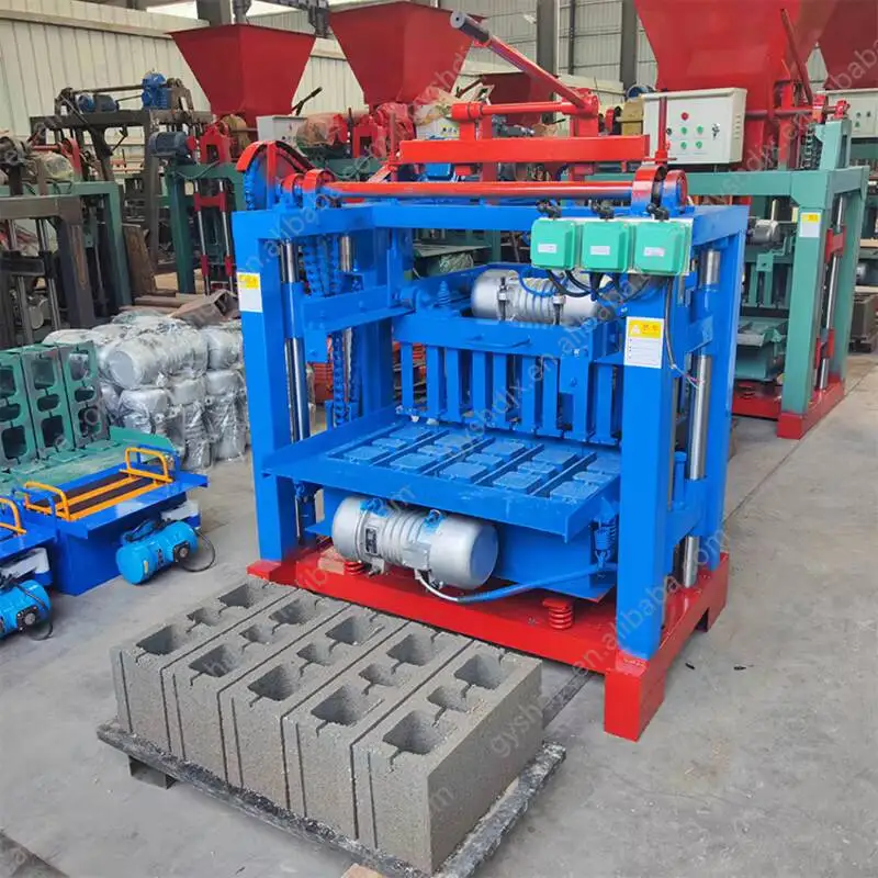 Paver Cement Block Mould Hollow Concrete Brick Making Machine