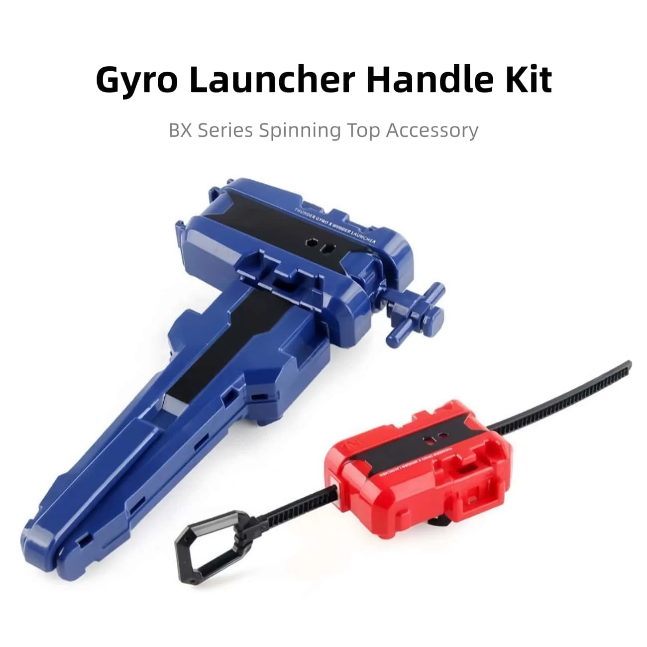 Red Blue X Winder Launcher Kit Fit BX CX UX Series Spinning Top Grip Handle Ripcord Puller Gyro Competitive Battle