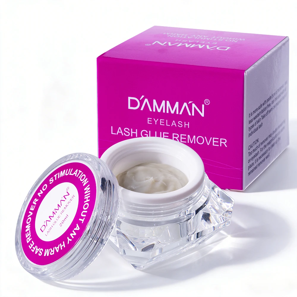 

Крем для удаления клея для наращивания ресниц Damman 20г, профессиональное средство для салонов, средство для удаления клея для ресниц, инструмент для макияжа.