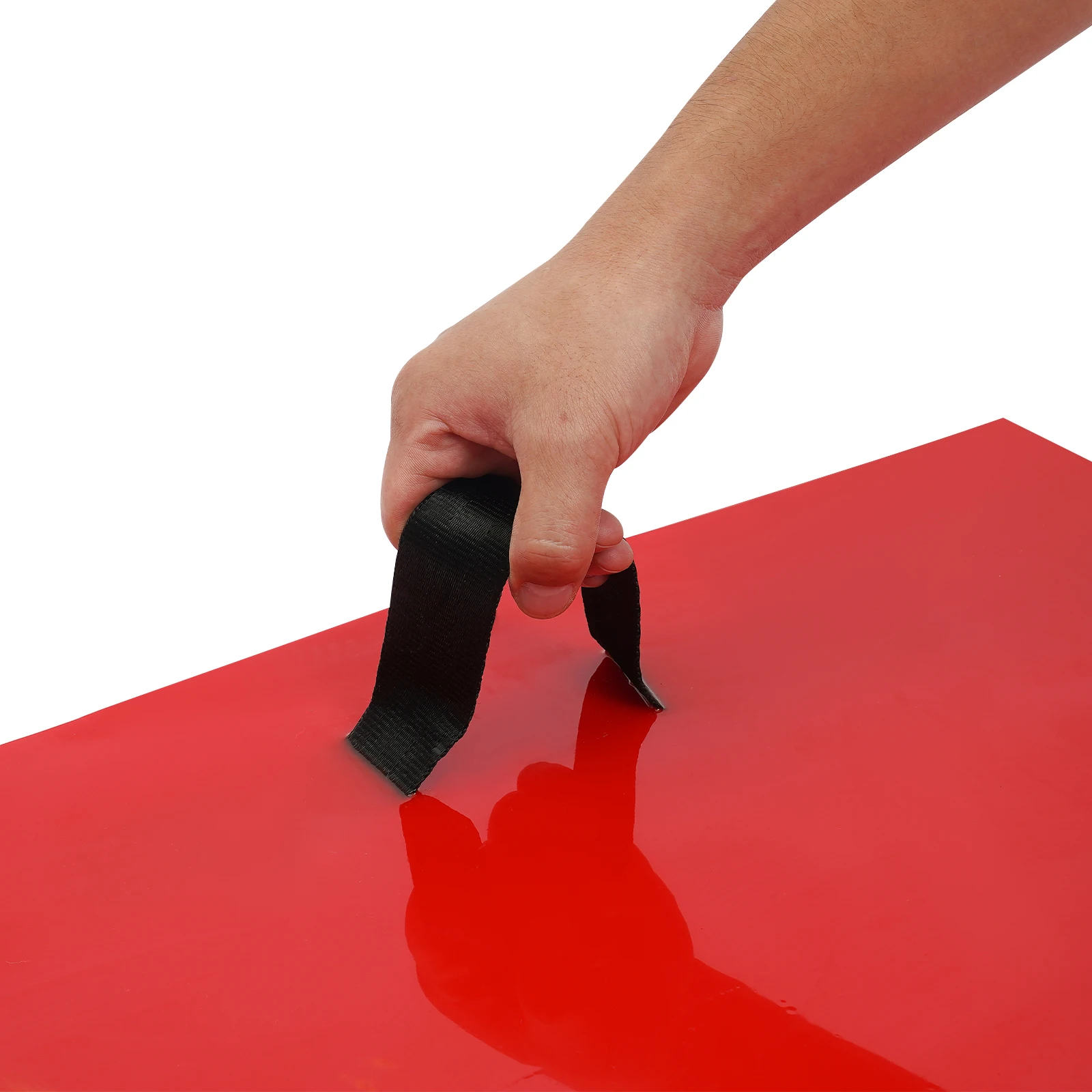 Professional-Grade 24x24in PU Concrete Stamp Mats 4-PC Set, Non-Slip Stone Texture for Driveway & Patio