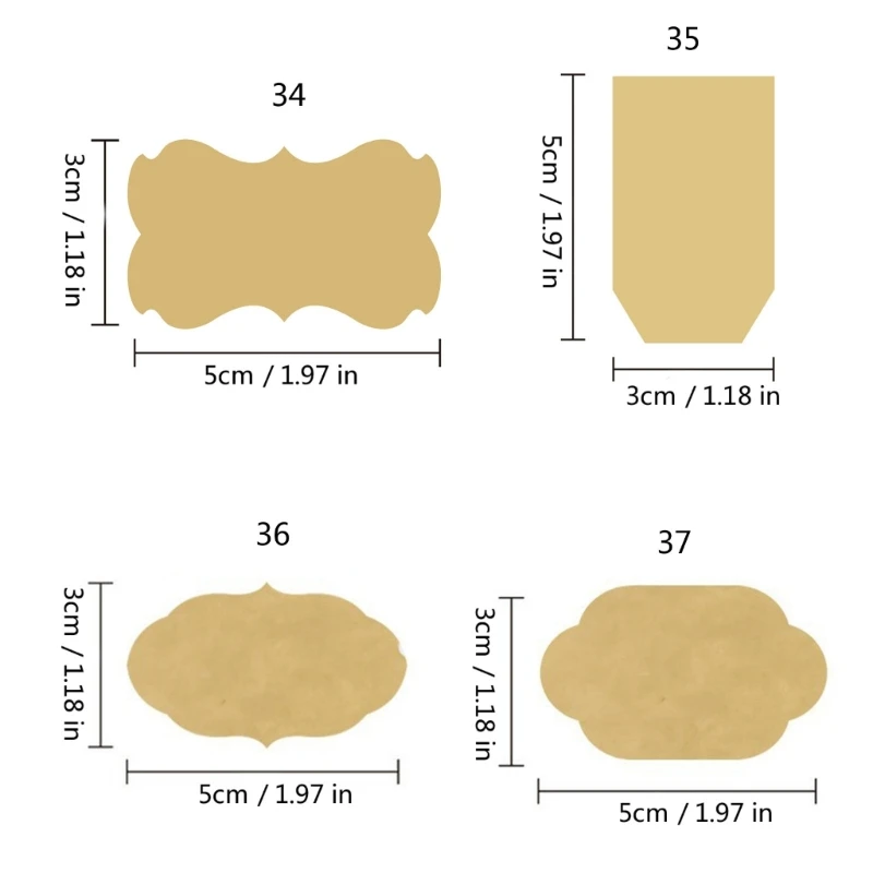 Adhesive Label Sticker Jams Label Gift Sticker for Baking Gift Bag Bottles