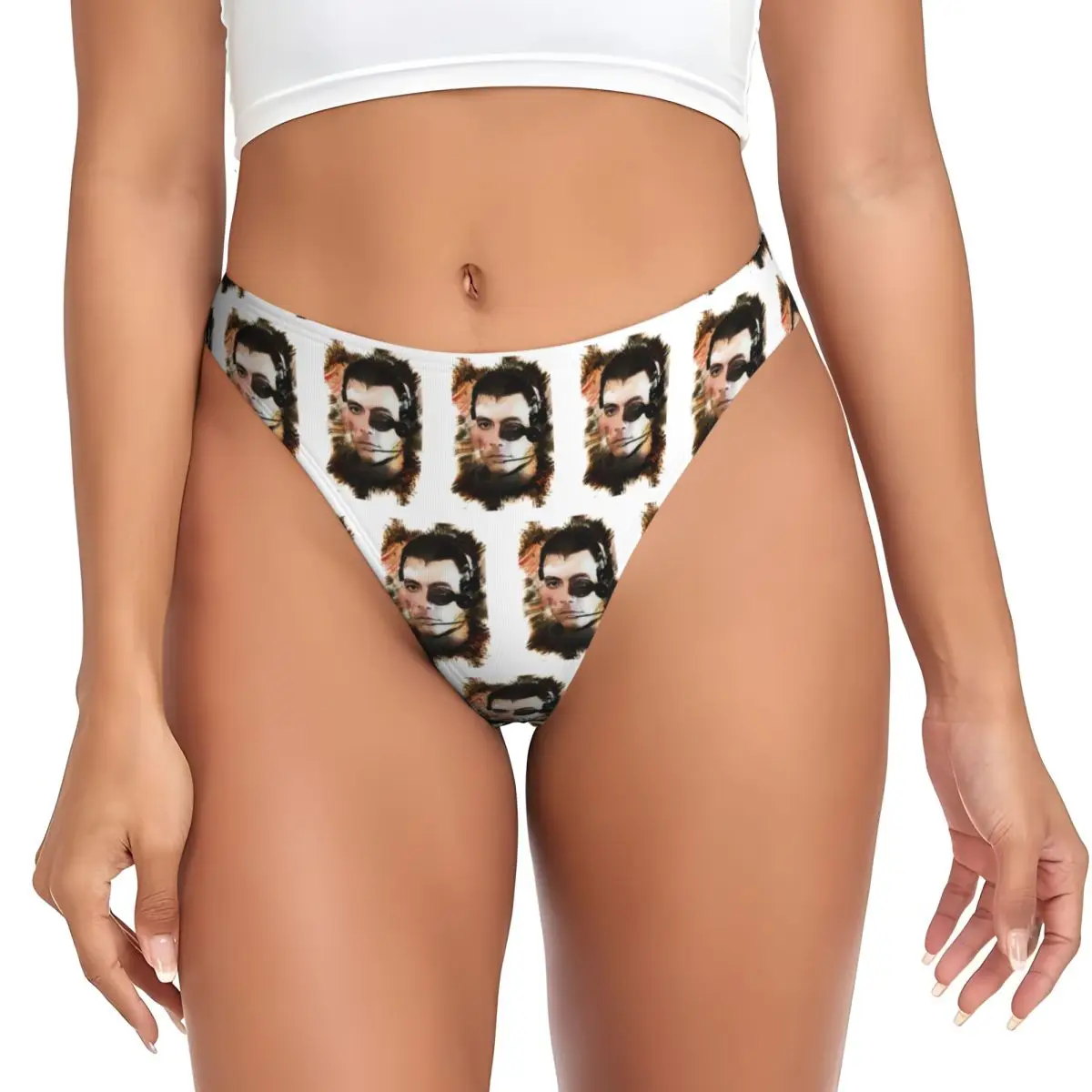 Custom Universal Soldier Jean Claude Van Damme G-string Panties Breathable Women Stretch Thongs Comfort Underwear