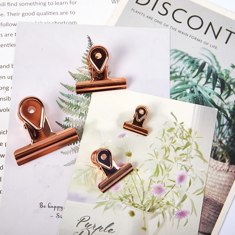 Vintage المعادن الملونة تتوافق كليب ورقة ورقة الوثائق منظم المعادن الموثق كليب ملاحظات رسالة