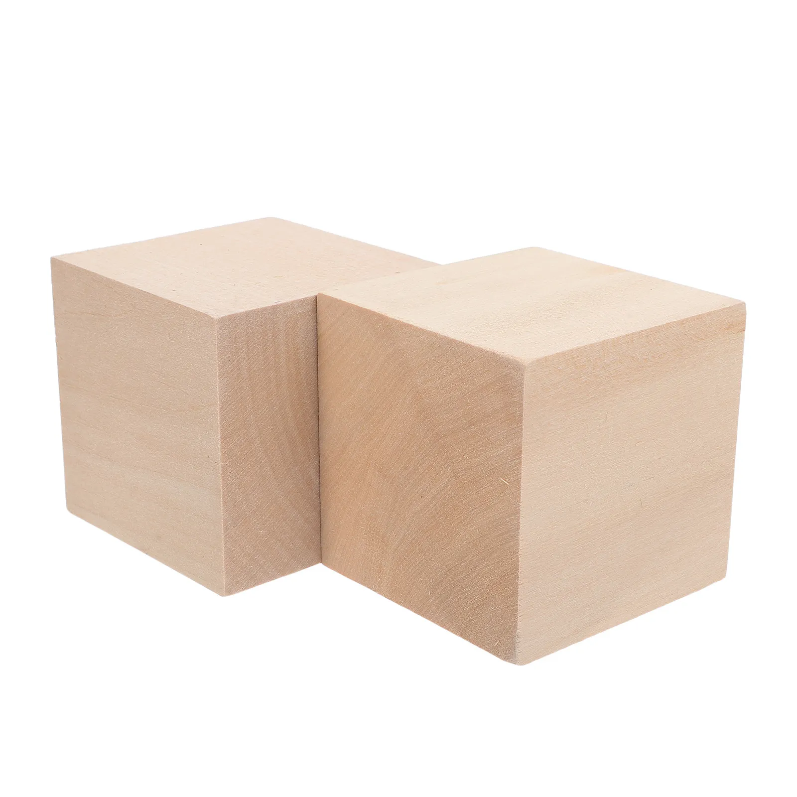 

2Pcs Basswood Carving Blocks Unfinished Wood Blanks for Whittling DIY Crafting 3x3x3 Wood Blocks for Beginners Experts Art