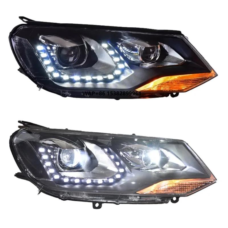 

MJ for VW Touareg Head Light 2011 2015 Car Accessories Headlamp Upgrade LED Headlights Front Light DRL Front Lights