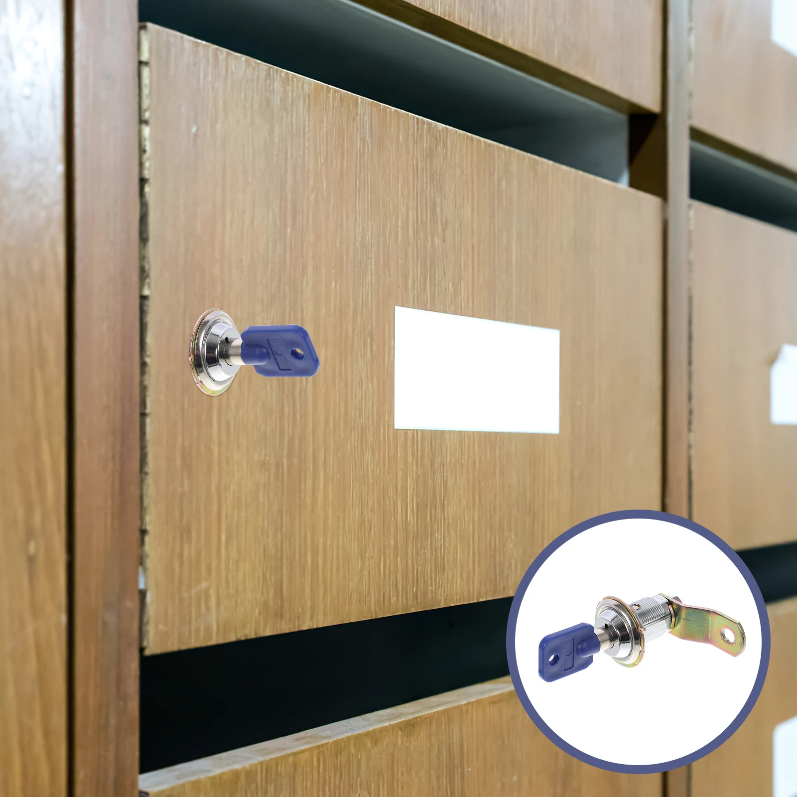 

1 set Round Bead Door Lock Cabinet Cam Locks RV Compartment Storage Keyed Tubular Lock Zinc Alloy Game Machine Locker Anti Theft