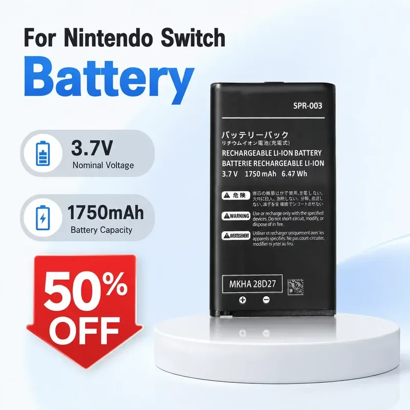 

Suitable for Nintendo, using imported core 3DS XL game console battery SPR-003 built-in battery