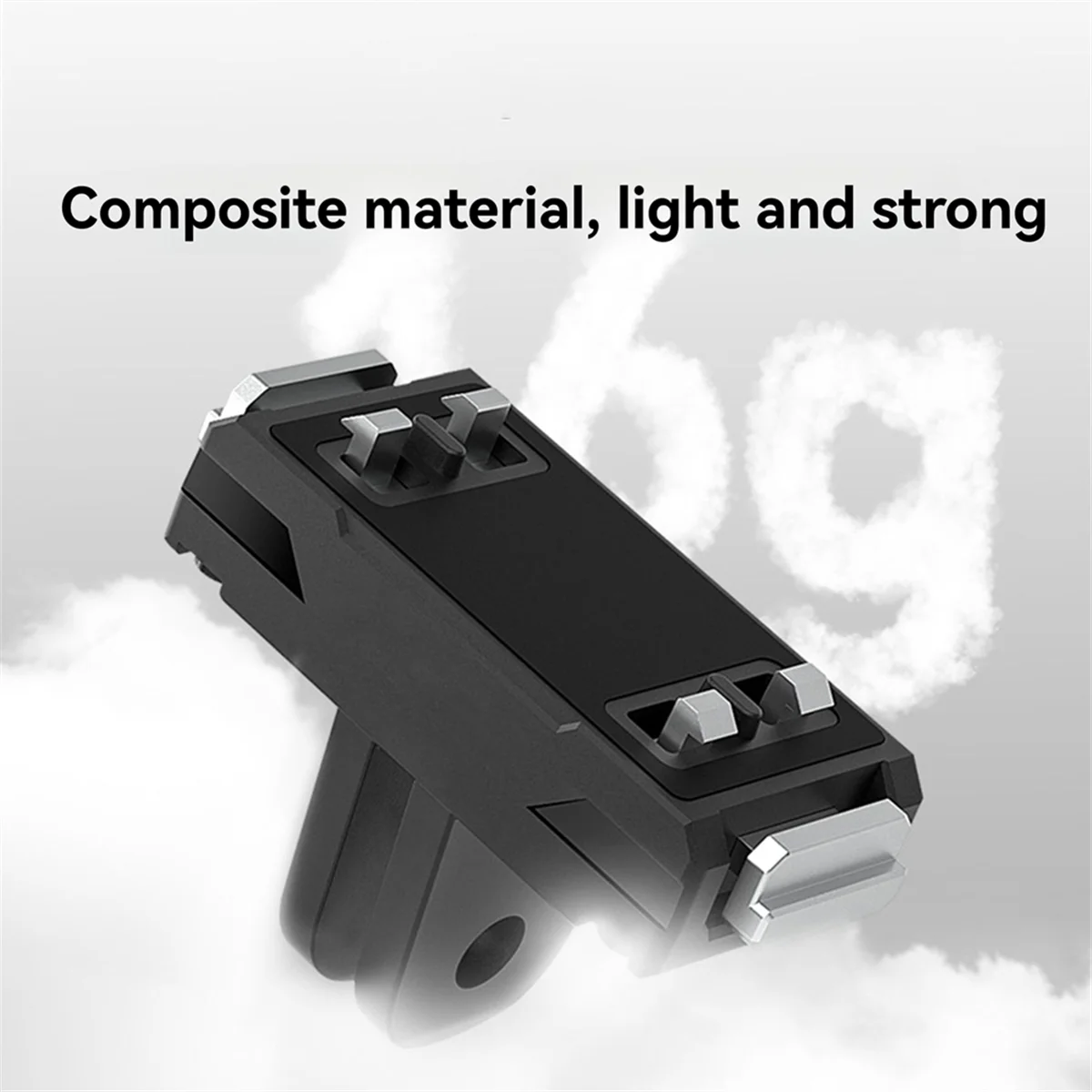 

B43C для Insta360 X5 Ace Pro2 Магнитный быстроразъемный базовый кронштейн Магнитный адаптер Держатель для верховой езды для спортивных камер