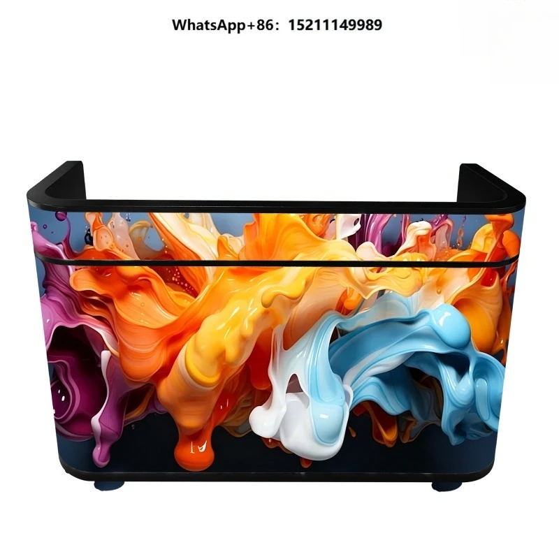 X Indoor LED Reception Counter Display Custom Logo Smart Digital Signage HDR 1000:1 Adobe RGB 98% P2.5 Pixels