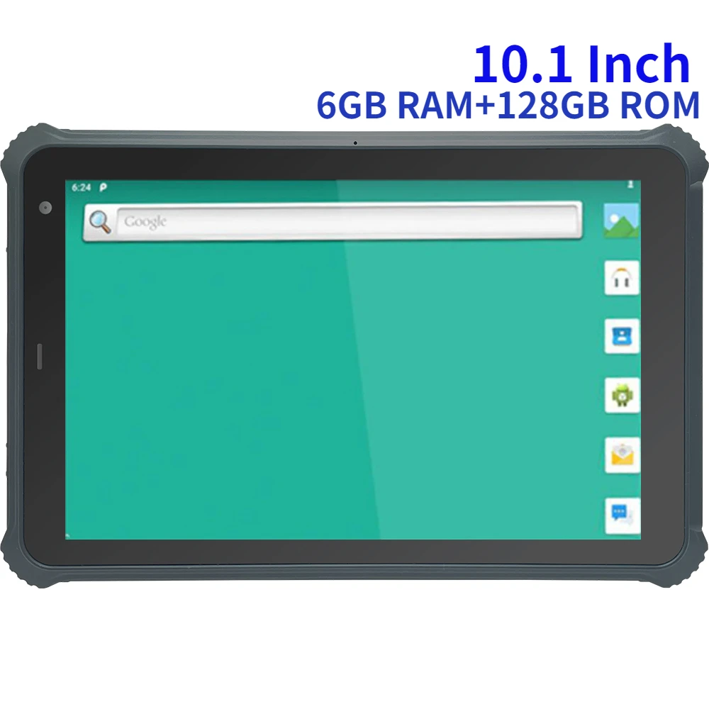 10.1 Inch Sunlight Readable Tablet PC With RJ45 1000Nits K10M Android Waterproof MTK6771 6GB RAM 128GBROM NFC 4G UHF RFID HDMI