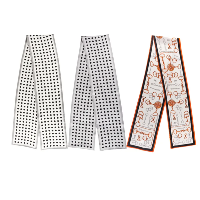 

Ribbon Scarf Versatile Classic Intellectual Female Ornament Long