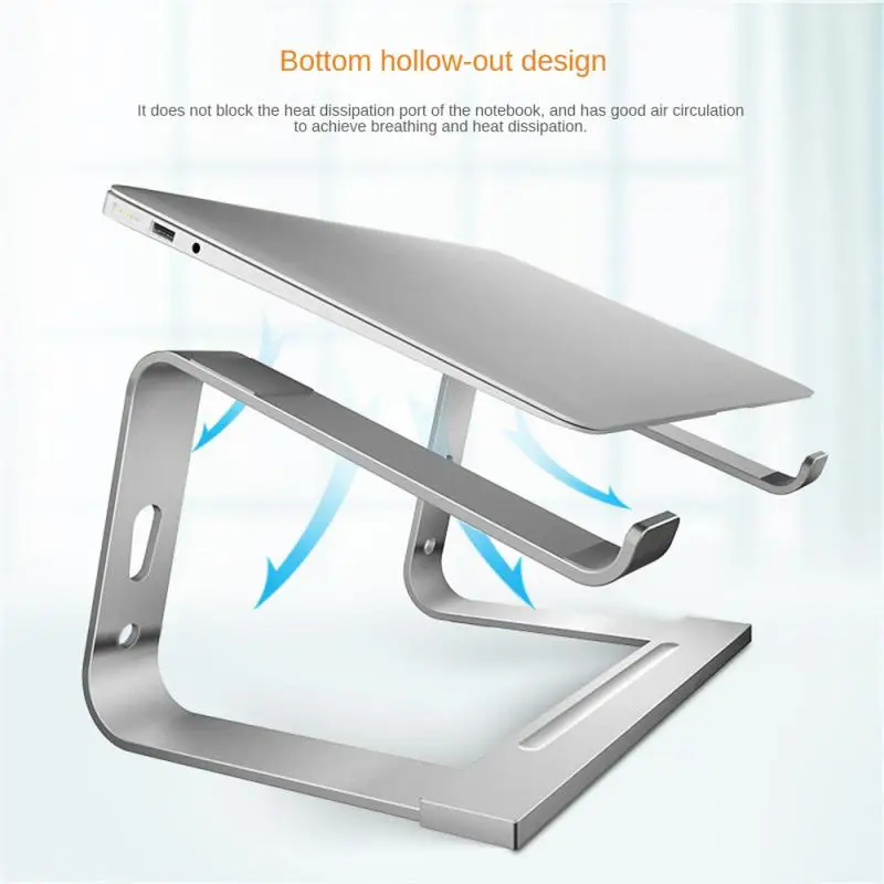 

Эргономичный переносной кронштейн для ноутбука, подставка для ноутбука, складной охлаждающий Настольный кронштейн из алюминиевого сплава для ноутбуков Macbook, лидер продаж