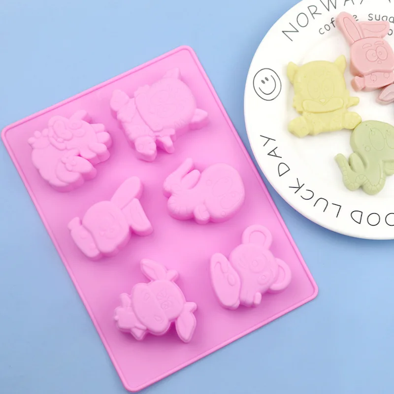 Zodiac Series 1 Silicone Handmade Soap Mould Aromatherapy Mold  XG210