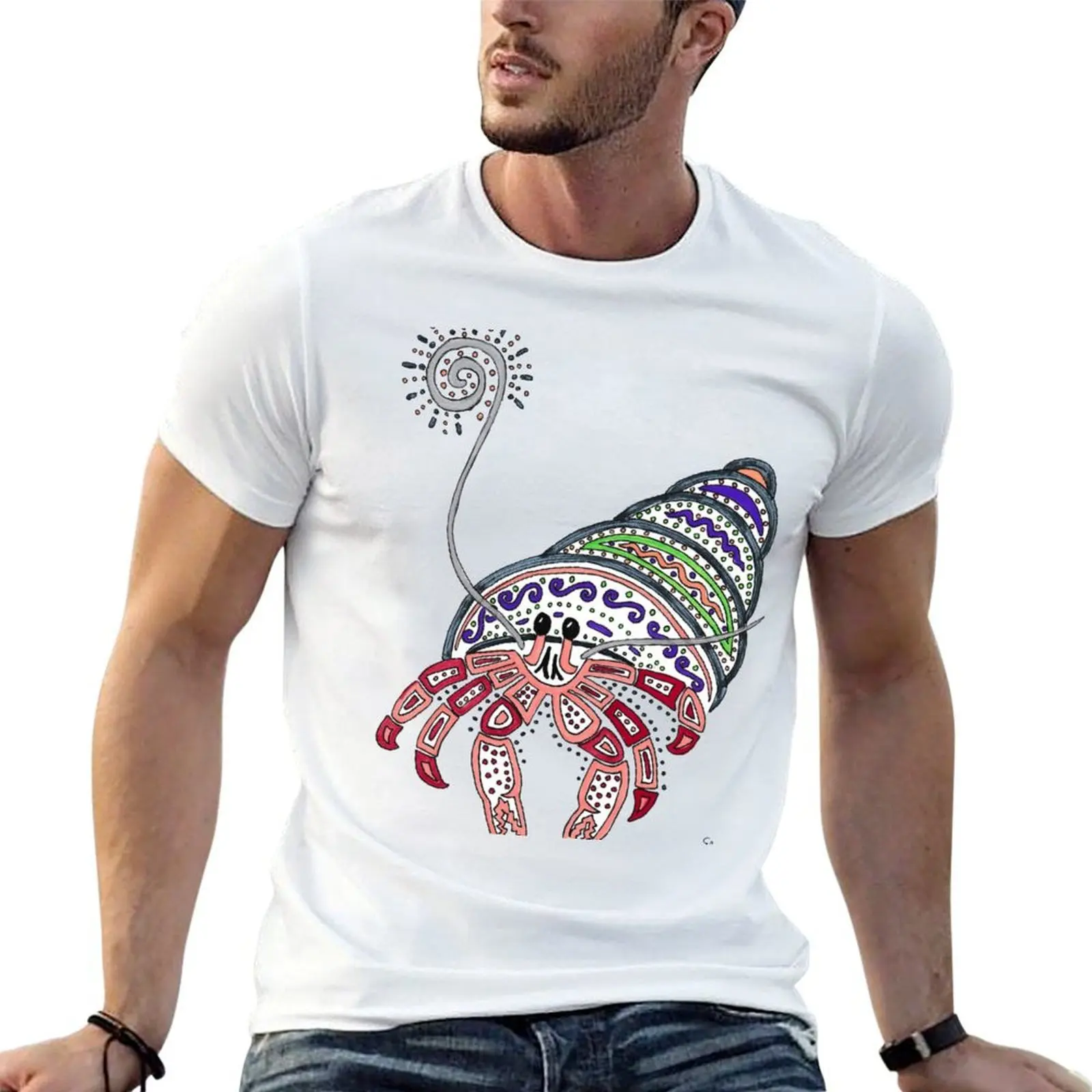 

The Hermit Crab T-Shirt man t shirts for men t shirts for man cotton soft T-Shirt