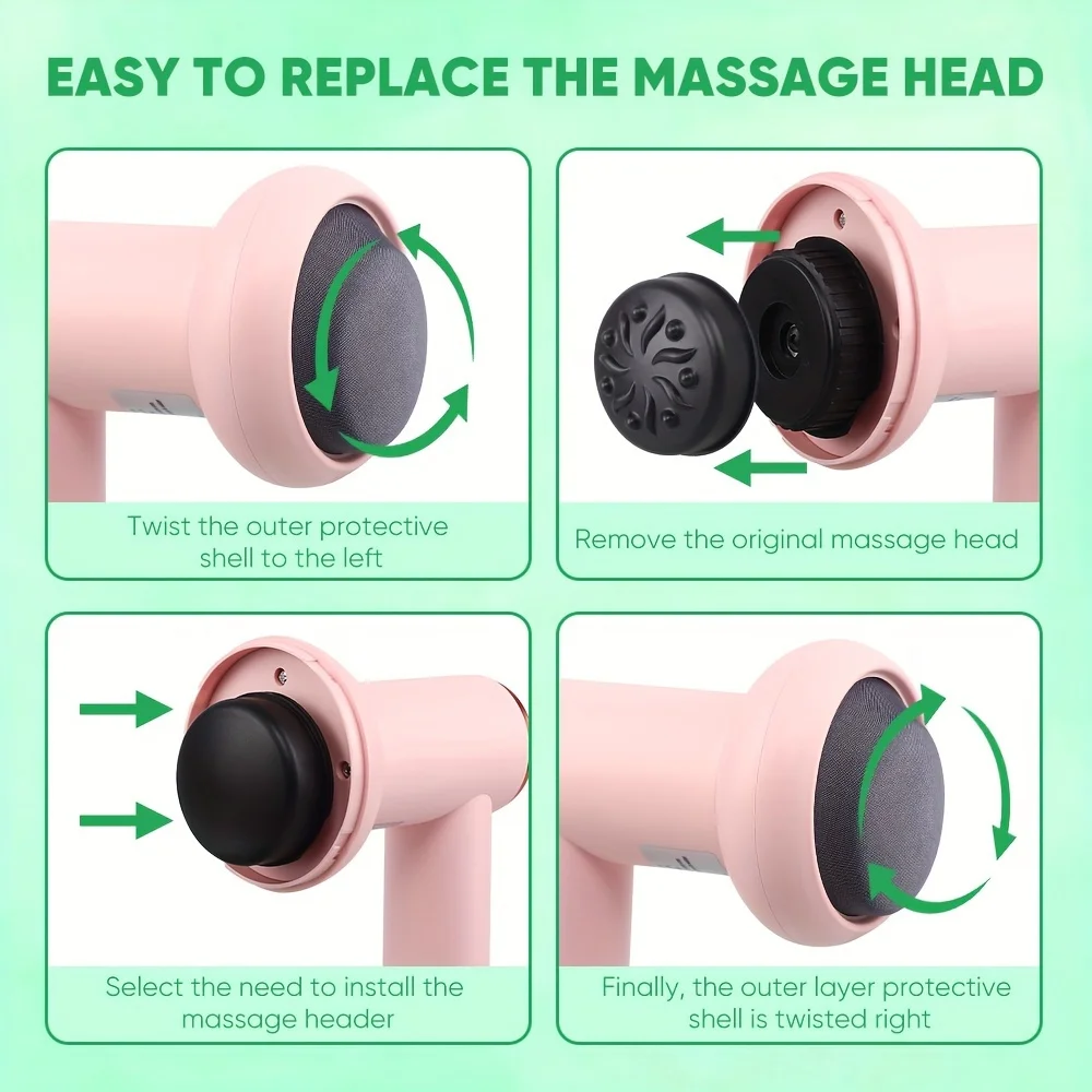 SL-630 Electric Body Massager Multiactive Handheld Fascia Muscle Relaxation Massager,