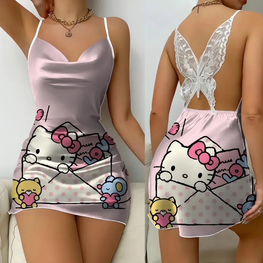 

Women's Nightie Pajama Summer Woman 2024 Home Dress Night Wear Woman Sexy Nighty for Women Hot Romantic Nightgowns Disney Lovely