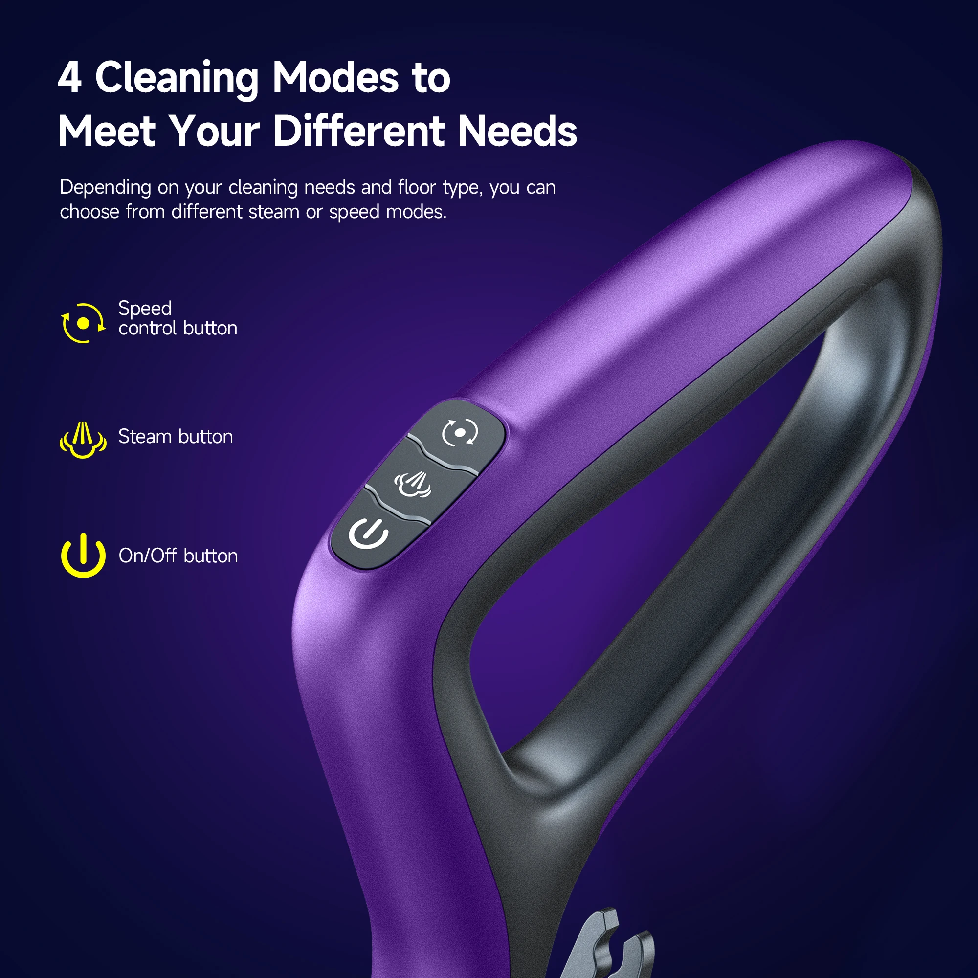 Home Cleaning Steam Mops Wet and Dry Electric Steam Mop High Temperature Vacuum  Floor Cleaner Spray Mop Floor Steam Cleaner - view 3