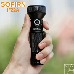 Sofirn IF22A optyka TIR 2100 lm latarka LED akumulator 21700 USB C potężna latarka EDC latarka zewnętrzna dla ryb