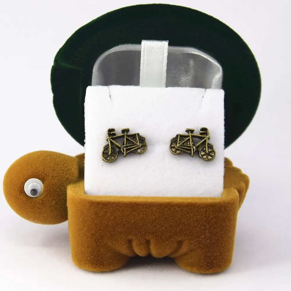 Simpatico anello creativo in velluto con cigno, sirena, orecchini, gingillo, braccialetto, collana, anello di tartaruga, espositore per ragazze