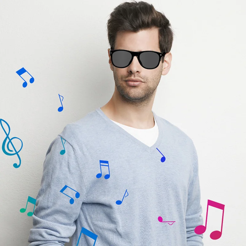 Kacamata Pintar Xiaomi AI Panggilan Bluetooth Asisten Suara Terjemahkan Kontrol Sentuh Pemutar Musik Kacamata Hitam Pria Wanita Tahan Air