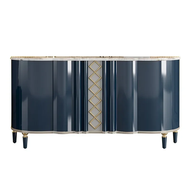 

marble countertop dining side cabinet Home partition cabinet French shoe cabinet Model room decorative cabinet