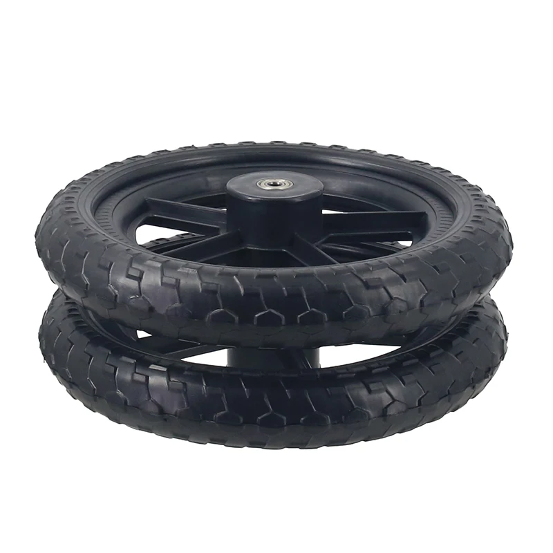 1/2 pcs High quality 12 inch solid wheel balancing car sliding non inflatable front rear plastic