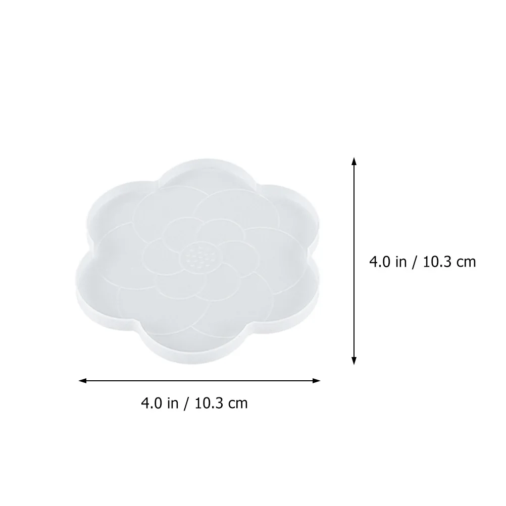

2pcs Crystal Epoxy Silicone Coaster Diy Plate Mat Wine Cup Mat Making Mold For Home Durable Non-Stick Easy Clean Recyclable