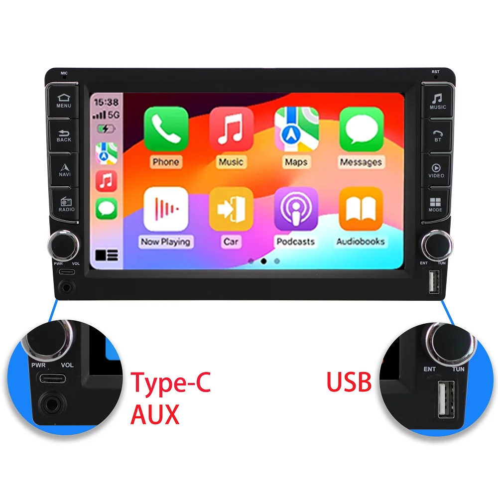 Radio para Auto Android 15 para Volvo XC90 2004-2014, Reproductor Multimedia Inalámbrico Carplay, Navegación GPS, Estéreo, 2 Din, 5G+WiFi 2